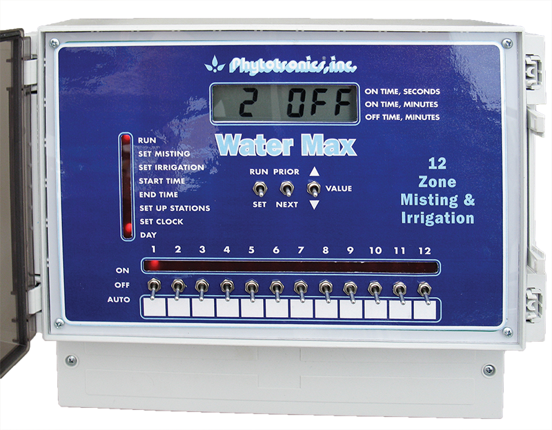 Phytotronics® Water Max Twelve Zone Controller - Mist & Water Controllers